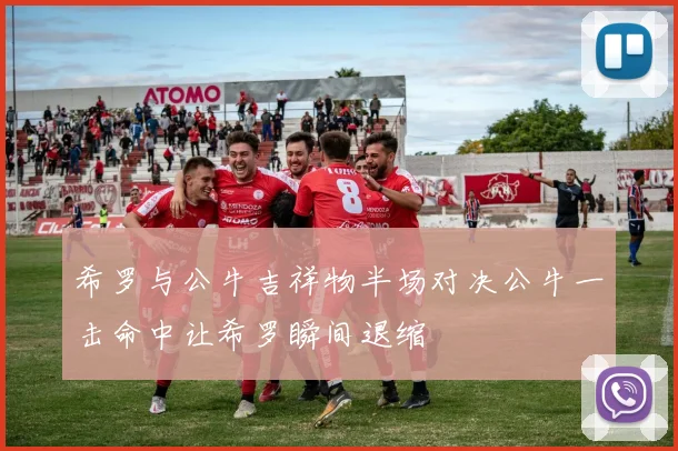 希罗与公牛吉祥物半场对决公牛一击命中让希罗瞬间退缩